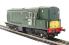 Class 15 D8242 in BR green with small yellow panels & seriffed numbers & double arrows