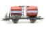 Wagon with 2 wine barrels of the SNCF
