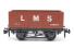 7 Plank wagon in LMS brown 259484