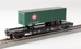 52' 6" Flat Car c/w 35' Trailer B&O - Railway Express