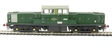 Class 17 Clayton diesel D8603 BR green with small yellow panel