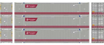 53' Jindo Containers Ferromex - pack of 3