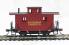 American bobber caboose in Ely-Thomas Lumber Co livery