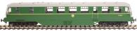 GWR AEC diesel railcar W26W in BR green with speed whiskers with grey roofs