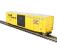 HO 50' OUTSIDE BOX CAR RAIL BOX