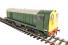 Class 20 in BR green with full yellow ends and 4-character headcodes