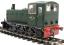 Class 03 shunter in BR green with no yellow ends and 'flowerpot' exhaust - unnumbered