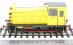 Class 03 shunter in Industrial yellow with wasp stripes - unnumbered