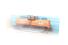 11,000 gallon LPG tank car of Hooker Chemical - orange and black 56555