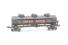 40' 3-dome tank car of Deep Rock Refining - black and orange 207