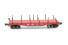 40' standard flat car of the Reading Railway - red 91306