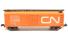 40' steel boxcar of the Canadian National - orange 523975