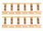 Rail joiners for unitrack - pack of 12