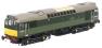 Class 25 D5243 in BR two tone green with small yellow panels