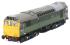 Class 25 7561 in BR two tone green with full yellow ends