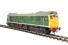 Class 25/1 in BR Green with full yellow ends (unnumbered)