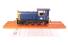 Class 05 shunter in BR blue with wasp stripes (late version)