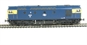 Class 26 BRCW Sulzer diesel 26028 in BR blue with full yellow ends, boiler tank and blanked cab doors