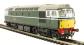 Class 26/0 D5317 in BR green with small yellow panels