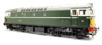 Class 26 BR Green (Unnumbered) with Small Yellow Panel Diesel Locomotive - Damaged Box
