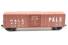 50' steel rib-side plug door without roofwalk boxcar of the Pittsburgh & Lake Erie - red 6945