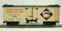 American billboard reefer freight car in Amherst Brewing livery