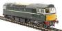 Class 27 in BR green with small yellow panels - unnumbered