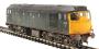 Class 27 5370 in BR plain green with full yellow ends - weathered