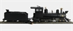 4-4-0 Outside Frame Loco Painted Steel Cab steam loco - DCC Fitted