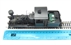 T-Boiler Two-Truck Shay Painted, Unlettered W/Wood Cab (Black W/White Pinstripes) with DCC sound
