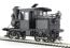 14T 2 truck sterns heisler painted, unlettered black