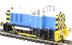 Class 07 shunter 07006 in Powell Duffryn blue and white