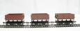 American wood side-dump mining/logging car - Pack of 3