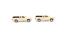 1997 Ford F-150 flare-sided pickup in tan - pack of two