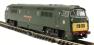 Class 52 'Western' D1038 "Western Sovereign" in BR green with small yellow panel