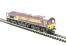 Class 66 66177 in EWS maroon & gold with experimental white roof - Digital fitted