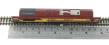 Class 66 66177 in EWS maroon & gold with experimental white roof