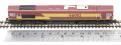 Class 66/0 66002 in EWS maroon & gold with six Megafret wagons & 45ft  container wagons - Digital fitted