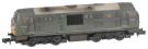 Class 22 D6316 in BR green with small yellow panels & disc headcodes - weathered