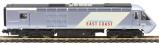 Class 43 HST 4-car book set in East Coast silver - 43309, 43306 with 2 Mk3 coaches
