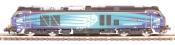 Class 68 68002 "Intrepid" in Direct Rail Services blue - Digital sound fitted