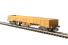 JNA 'Falcon' bogie ballast wagon in Network Rail yellow - NLU29348 - weathered