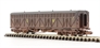 Siphon G milk wagon in GWR livery - 1447 - weathered