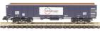 MJA mineral and aggregates twin bogie box wagon in GB Railfreight blue - 502027 & 502028 - pack of 2