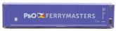 45ft curtain-sided containers "P&O Ferry" - 008460 2 & 008037 7 - pack of 2