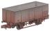 20-ton steel mineral wagon in BR grey - B315766 - weathered
