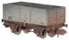 7-plank open wagon in BR grey- P238822 - weathered