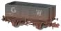 7-plank open wagon in GWR grey - 06572 - weathered