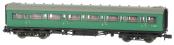 Maunsell first class corridor S7367S in BR southern region green