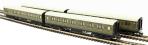 Maunsell high window 4 coach set in SR olive green - set 193